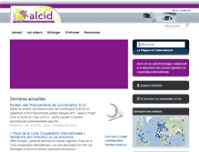 Tablet Screenshot of alcid.org